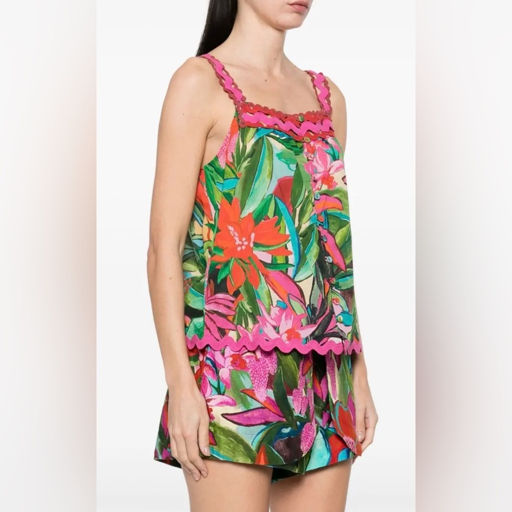 NWT FARM Rio Women’s Jardin De Reve Top SIZE XS
